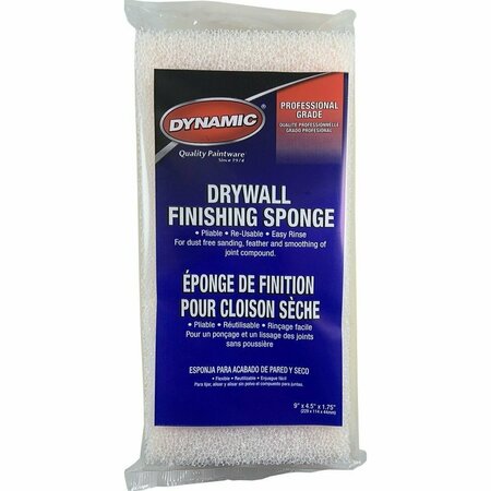 DYNAMIC PAINT PRODUCTS Dynamic Professional Grade Drywall Finishing Sponge 00025